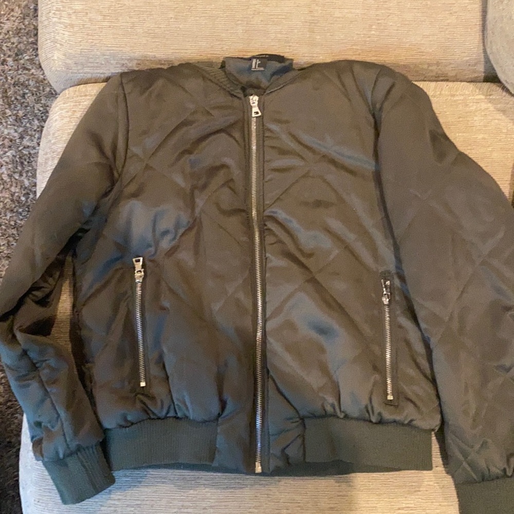 Forever 21 olive green Bomber jacket